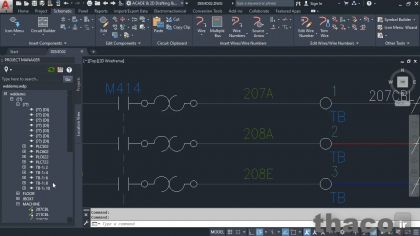 The AutoCAD Electrical Project Manager