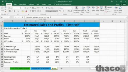 Using the Formula bar