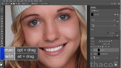 Brightening eyes and lightening teeth