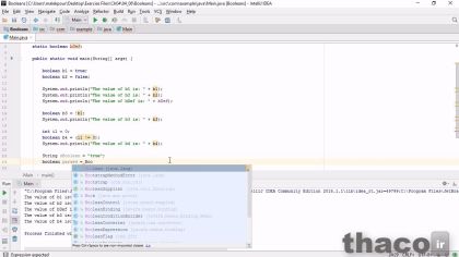 working with Boolean values and expressions