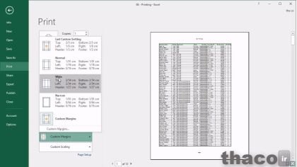 Previewing page breaks