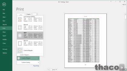 Previewing page breaks