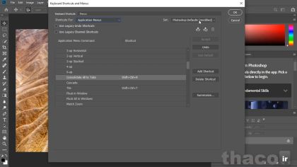 Modifying keyboard shortcuts for speed
