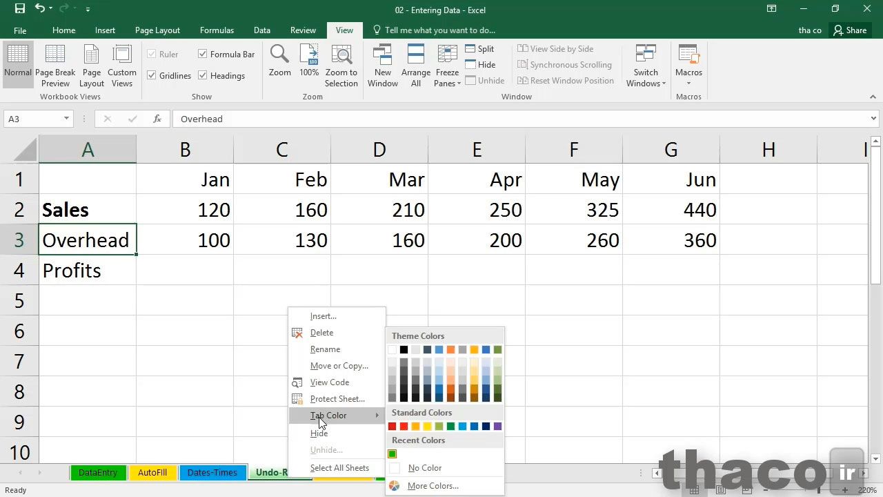 Using Undo and Redo in Microsoft Excel