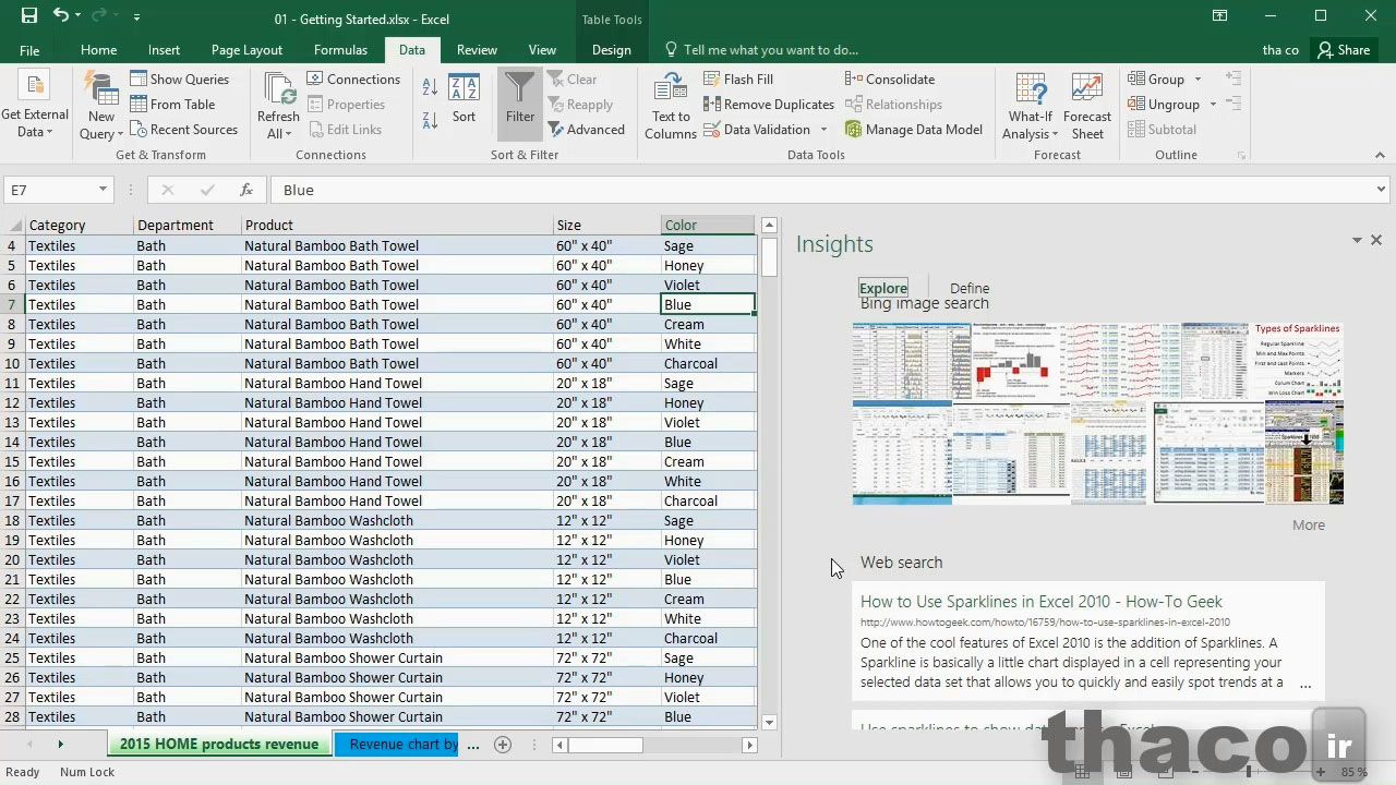 Using Excel Help
