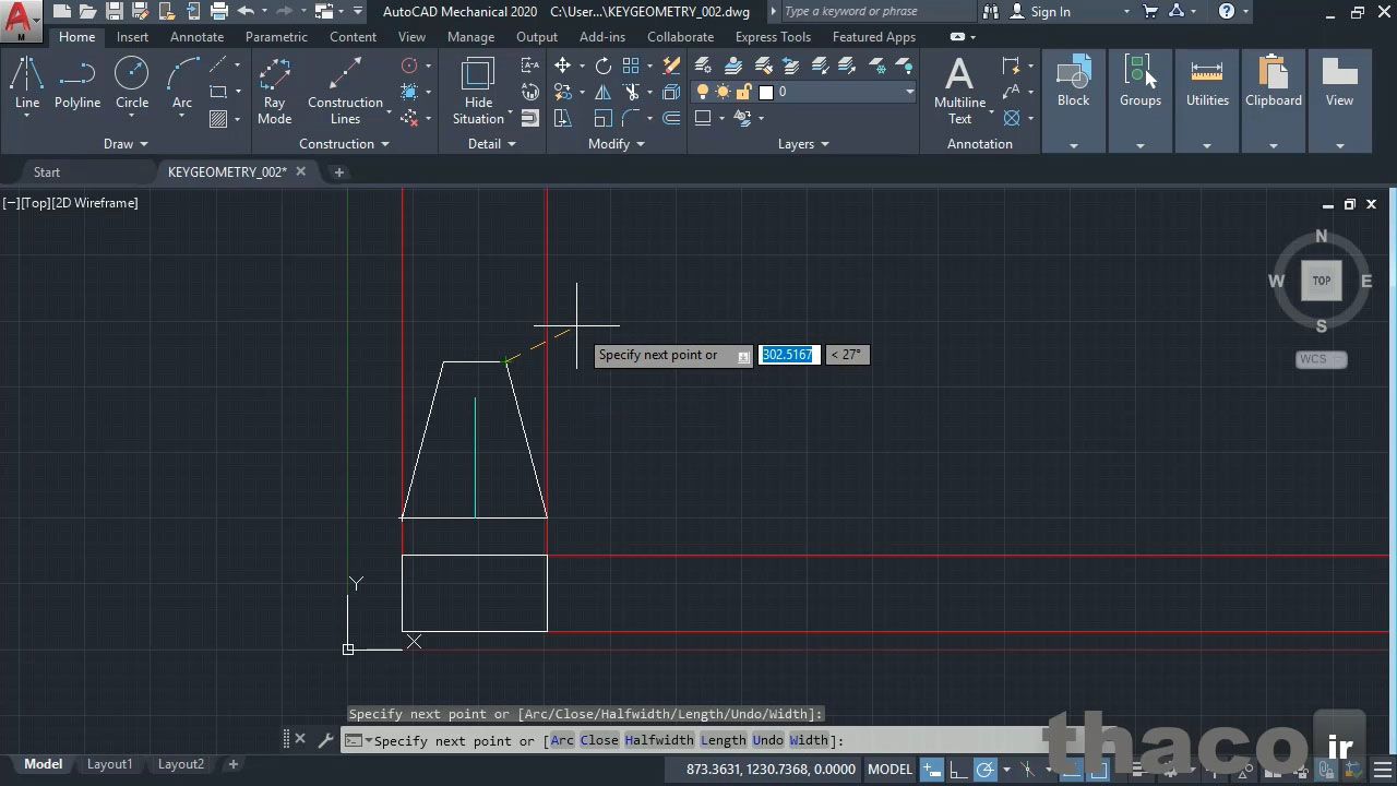 Drawing with different line tools