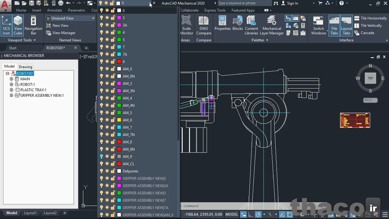 Quick Access Toolbar QAT in AutoCAD Mechanical