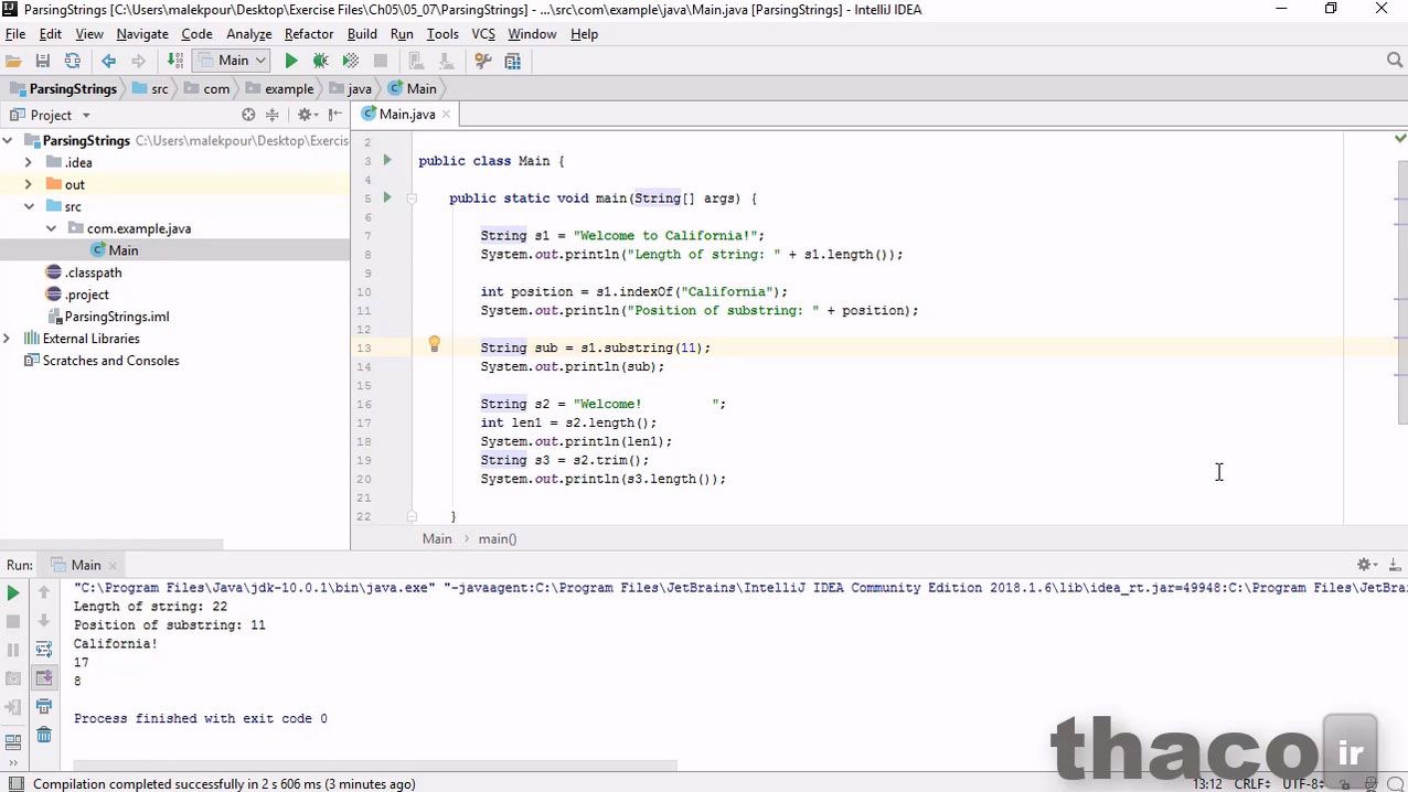 Parsing string values