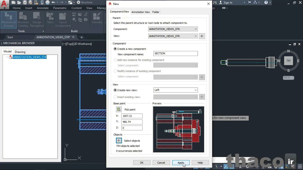 Creating and editing annotation views