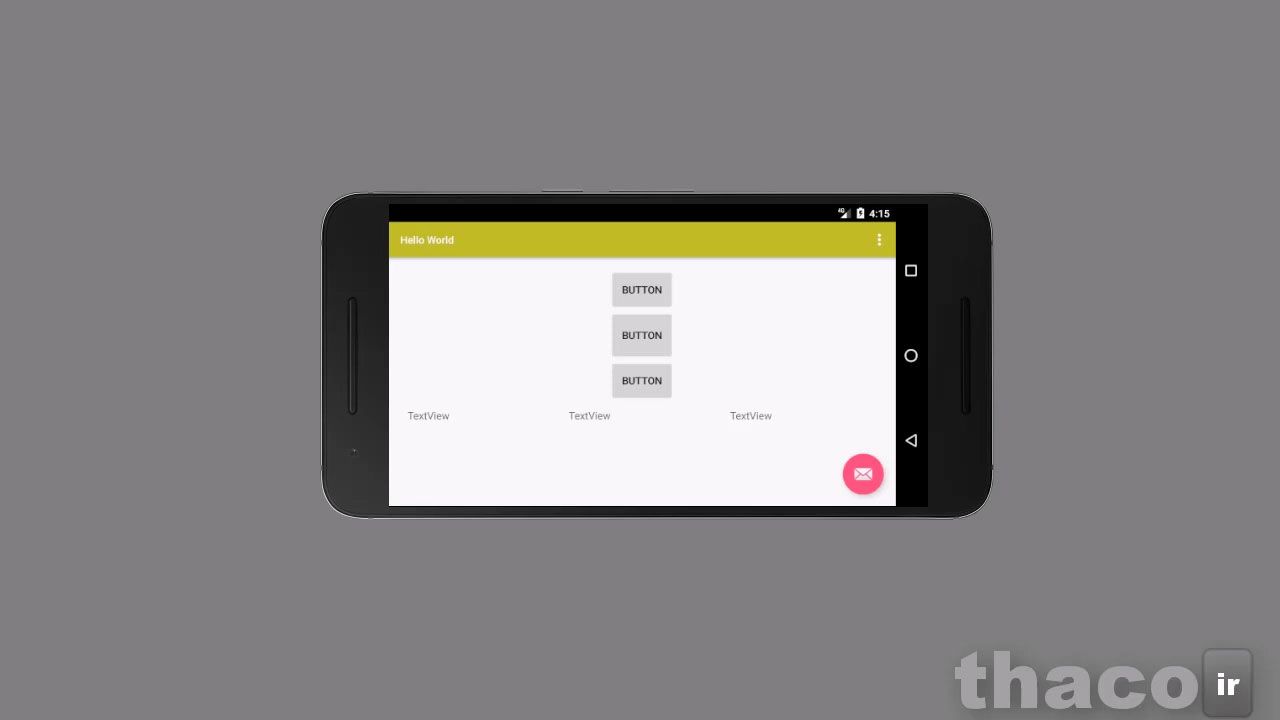 Using LinearLayout containers