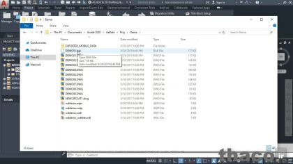 Accessing project files in AutoCAD Electrical