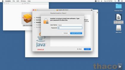 Installing Java on mac OS X