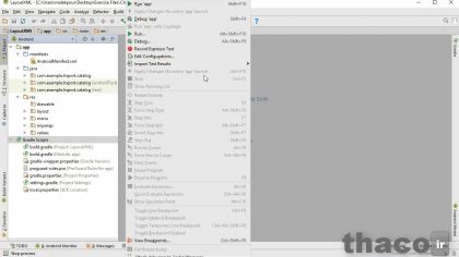 Using the Android Studio exercise files