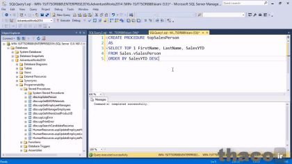 Stored procedures