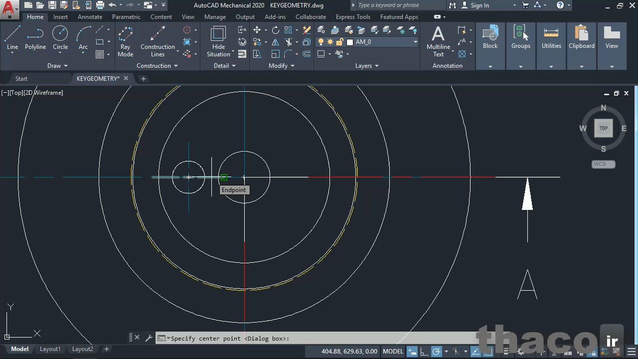 Adding centerlines and holes