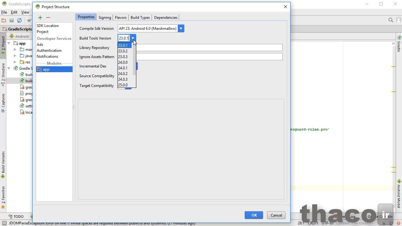 Manage Gradle build scripts