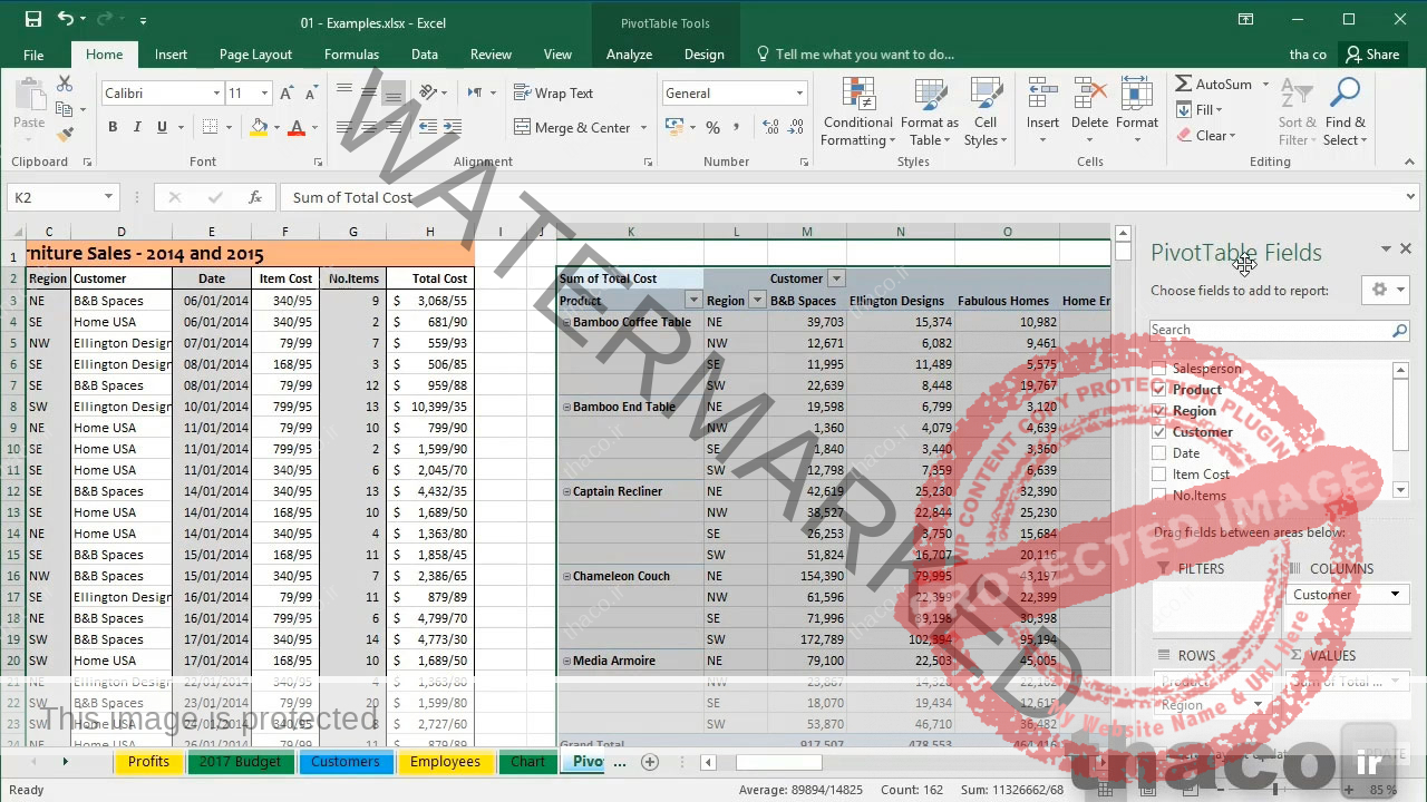 Pivot Table اکسل