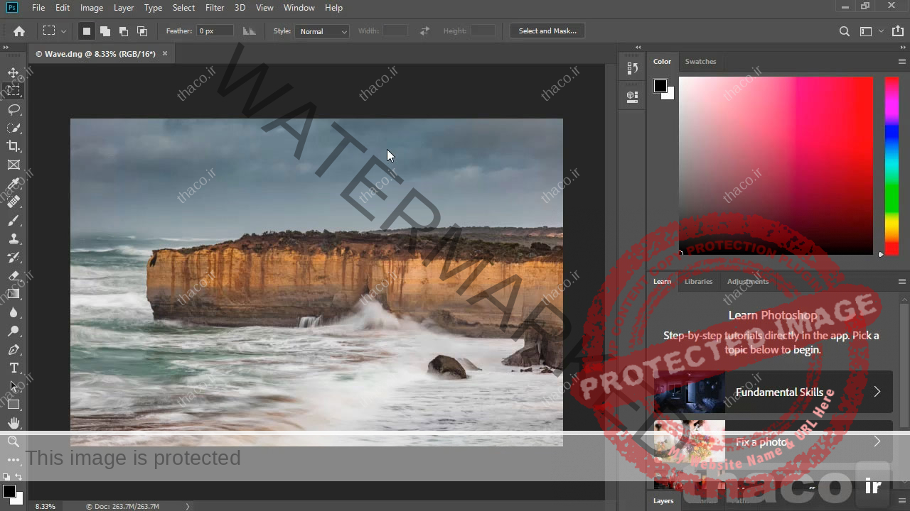 باز کردن فایل از Adobe Lightroom در Adobe Photoshop