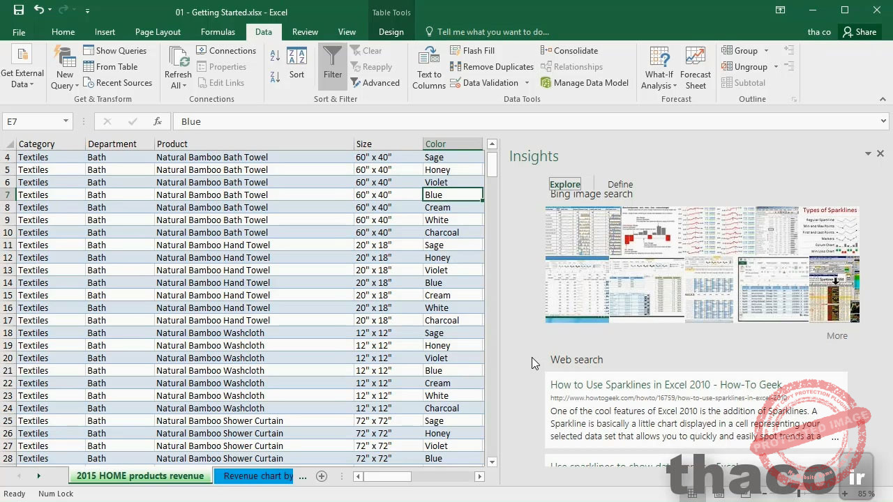 Using Excel Help