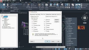 کادر محاوره ای تنظیمات نقشه کشی یا Drafting Settings - طهاکو