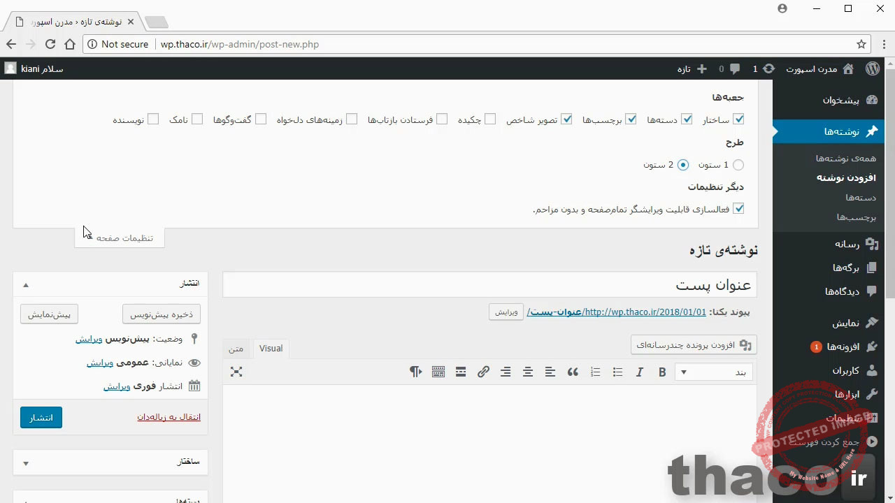 Introducing the post editor view