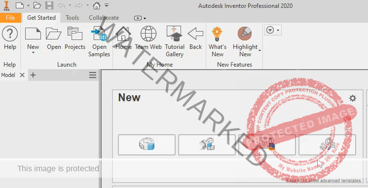 new section in dashboard AutoCAD Inventor