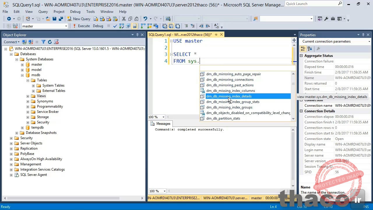More about SQL Server Management Studio