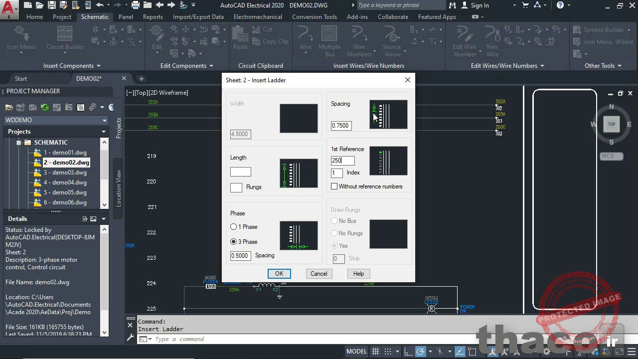 Using 3-phase ladders
