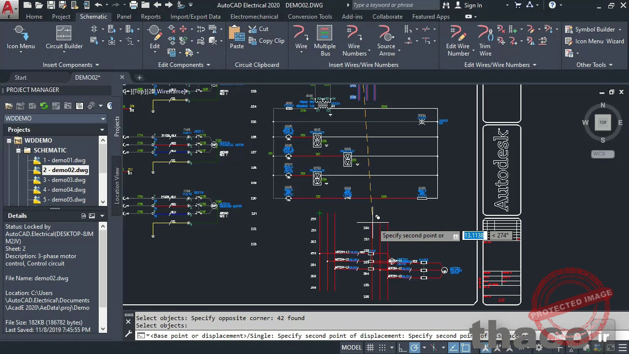 Copying and moving a circuit