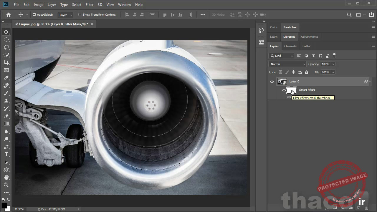 Motion effects for spinning objects