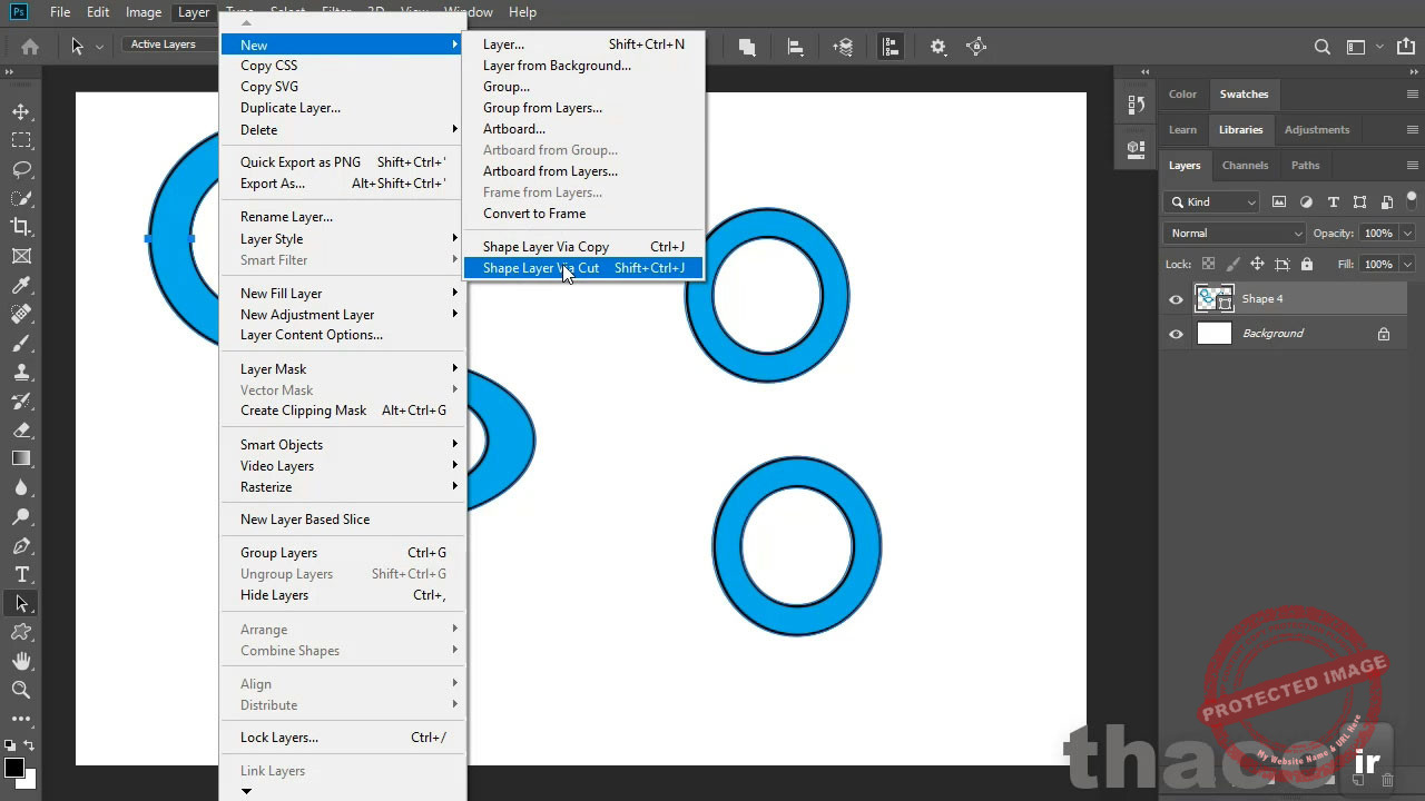 Strokes, fills, and effects for shapes