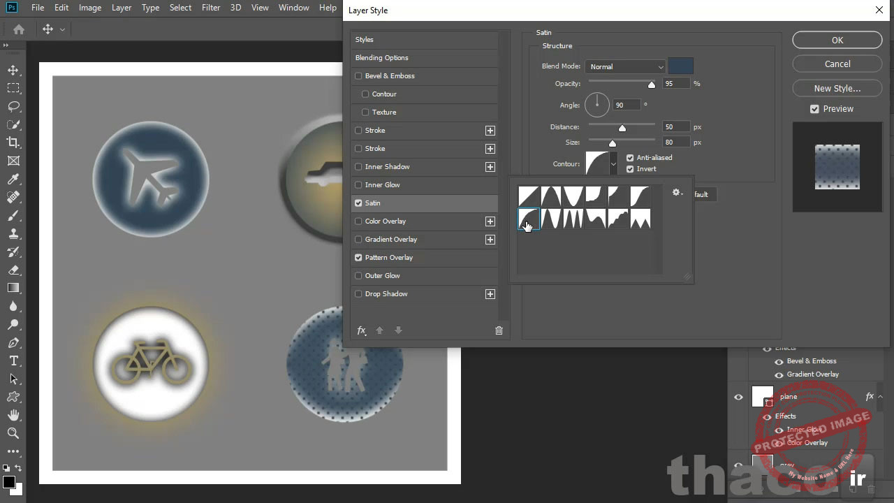 Creative layer effect styles