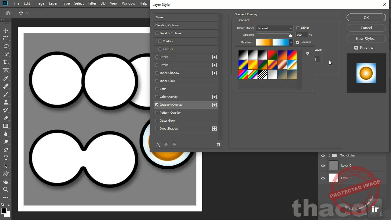 Adding layer styles to groups