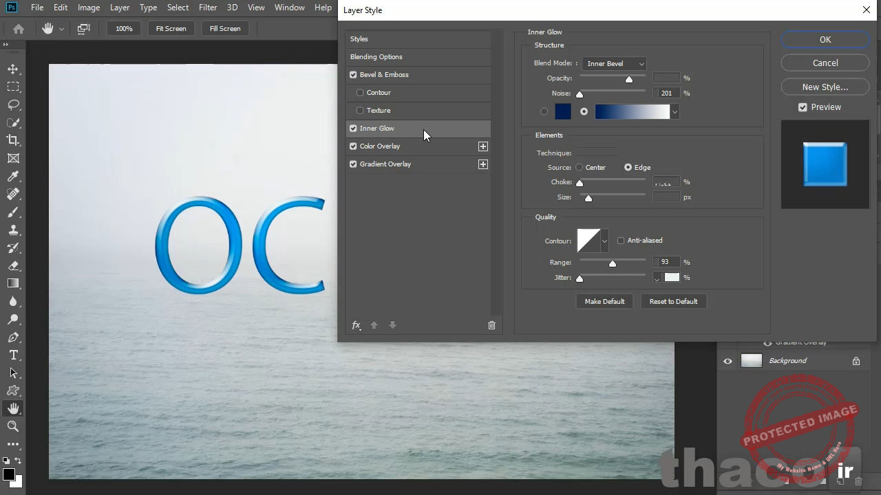 How to scale layer styles