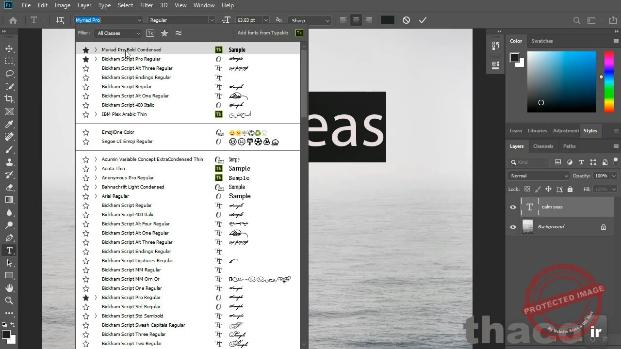 Exploring headline (point) type