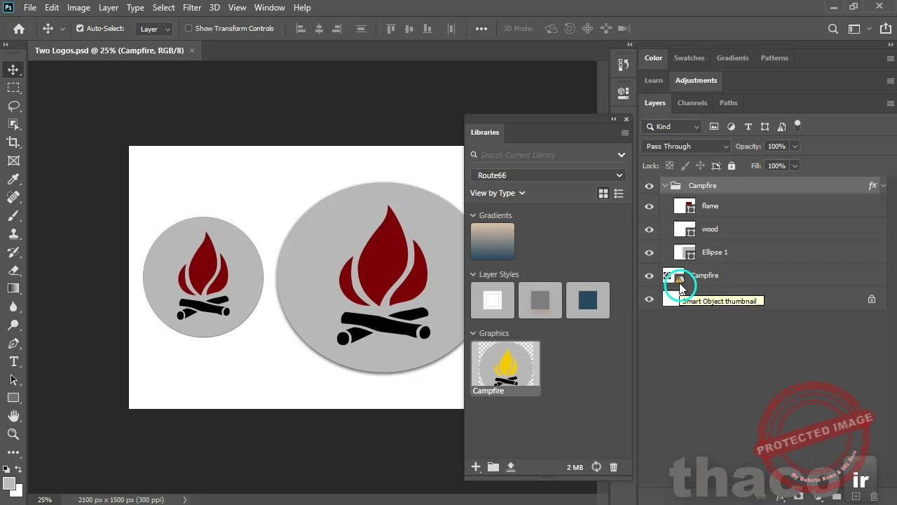 Working with Linked Smart Objects in CC LIbraries
