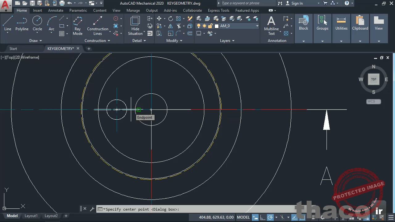 Adding centerlines and holes