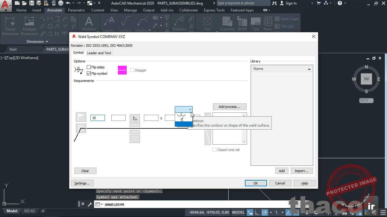 Annotating parts and subassemblies