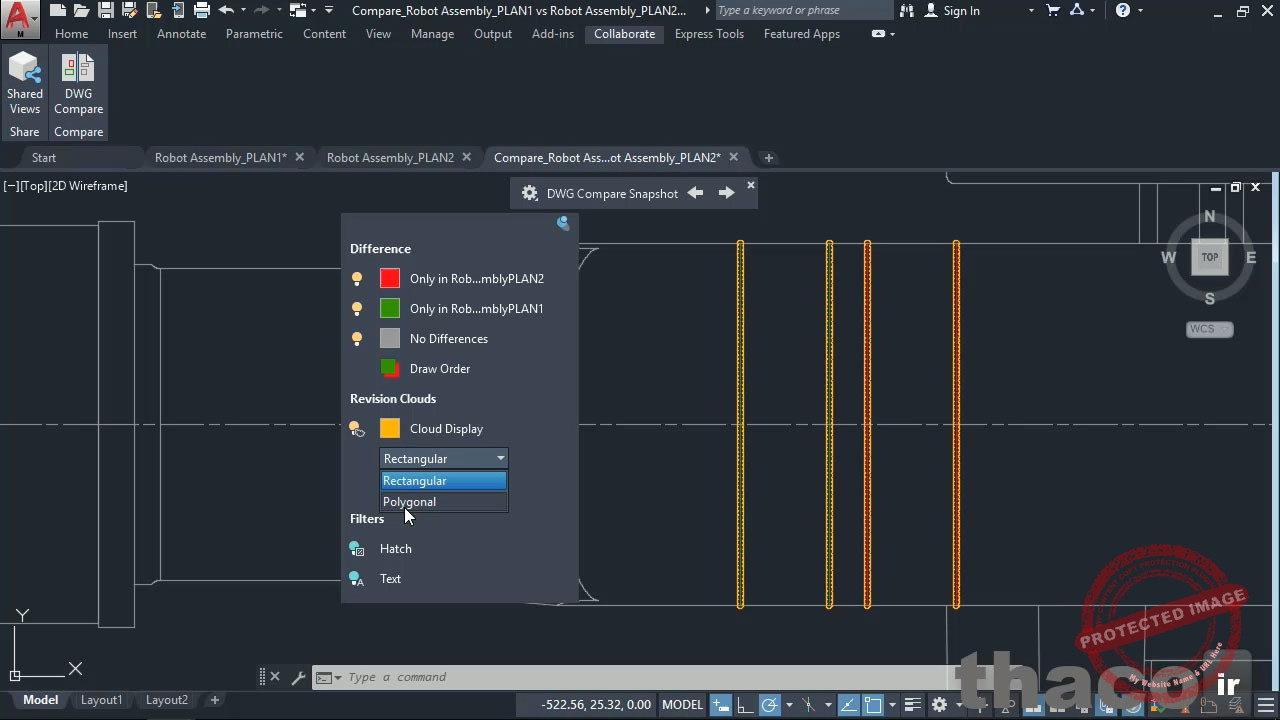 Other commands in Drawing Comparison