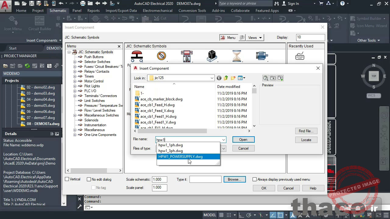 Inserting a custom symbol