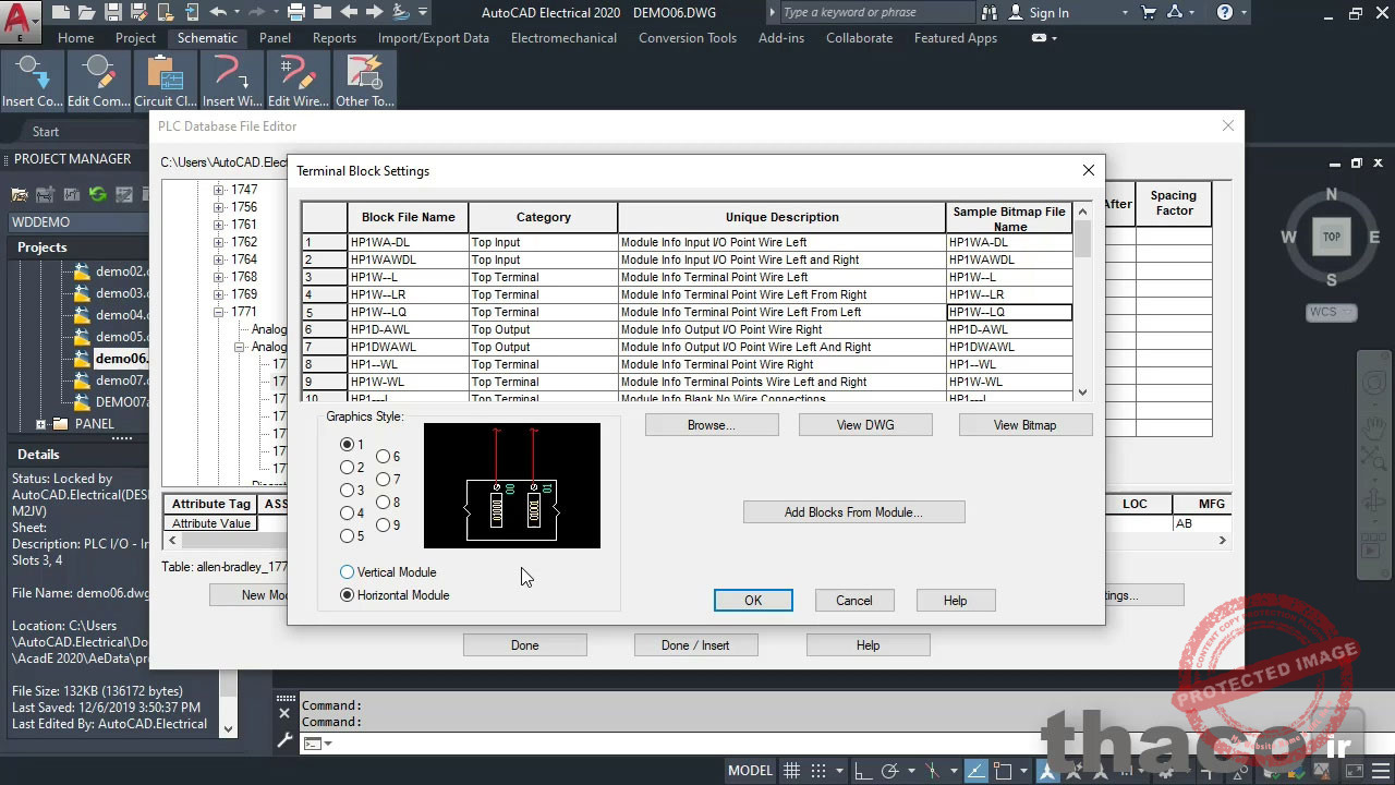 Using the PLC database