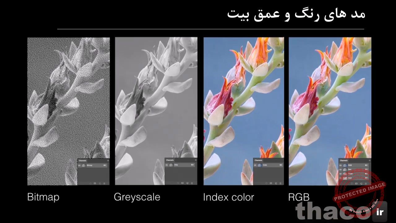 Choosing color modes and bit depth