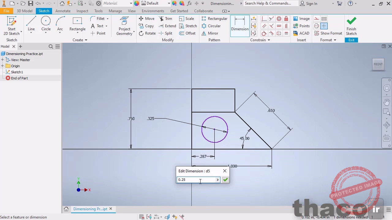 dimensioning