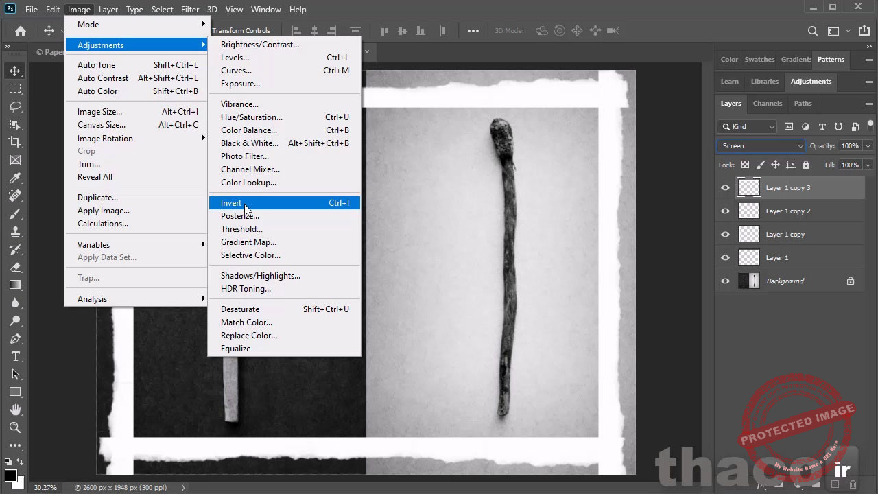 Adding a deckled edge effect