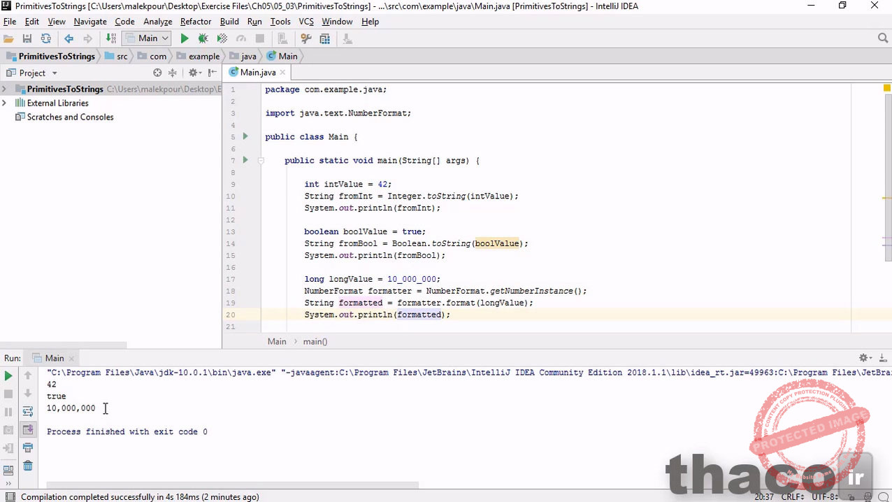 Converting primitive values to strings