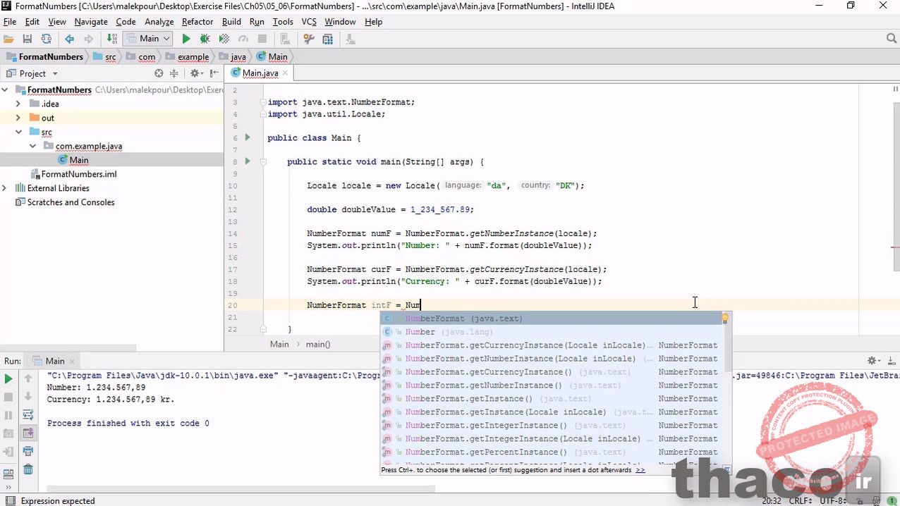 Formatting numeric values as strings