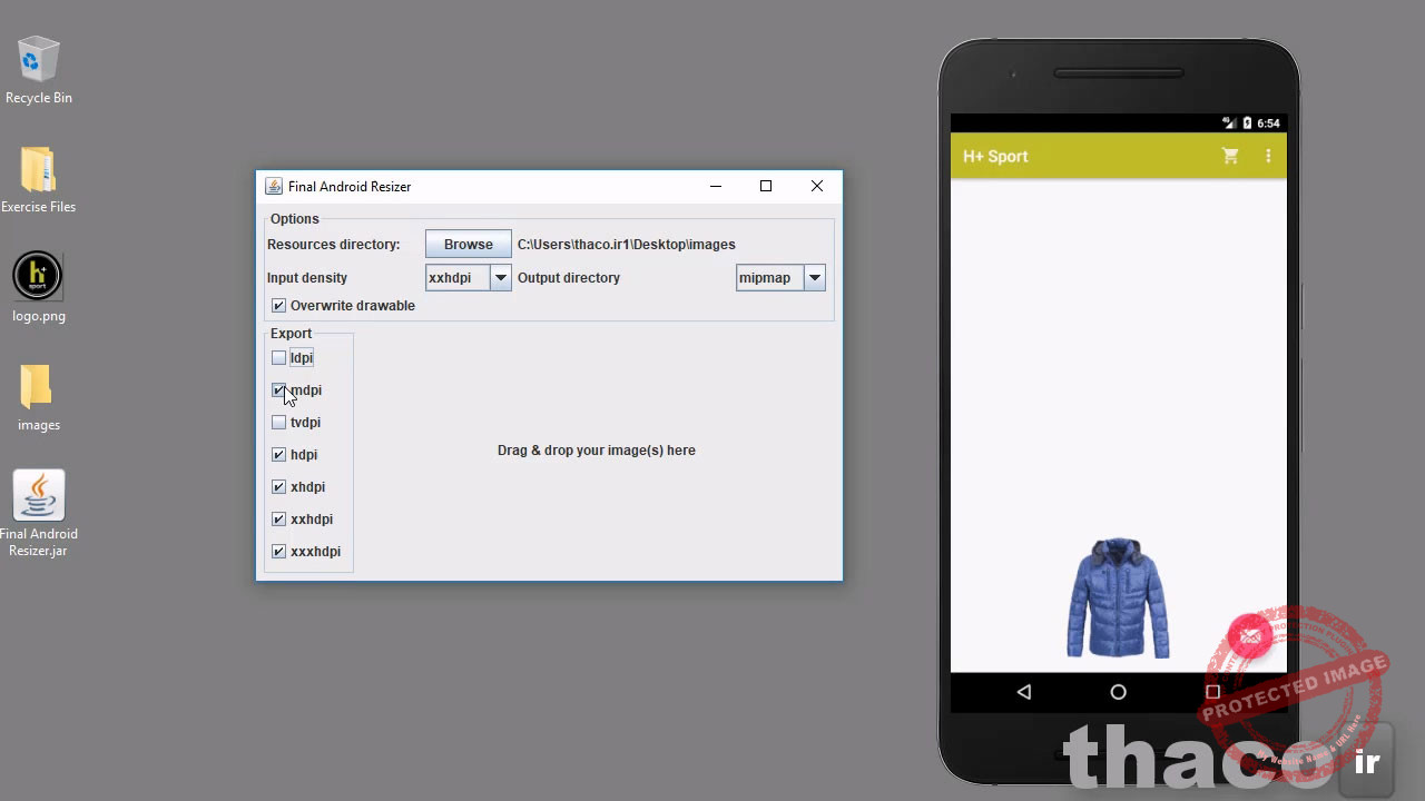Create multiple versions of images