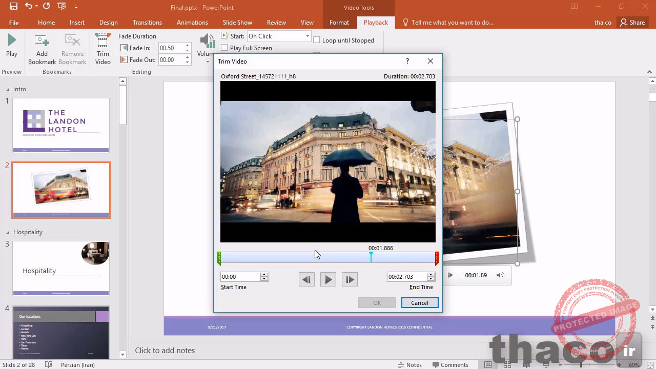 Working with video clips