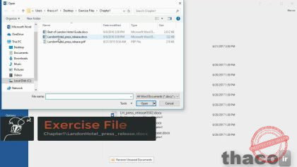 Opening closing and reading documents