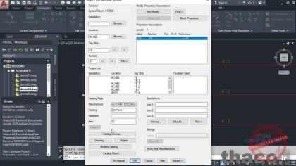 Inserting terminal symbols into drawings